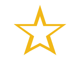 Star Icon Vector Illustration for Rating, Favorite, Award, and UI Design