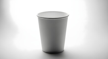 Single Paper Coffee Cup Mockup