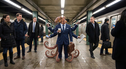 Rush Hour, Now Conducted by an Octopus