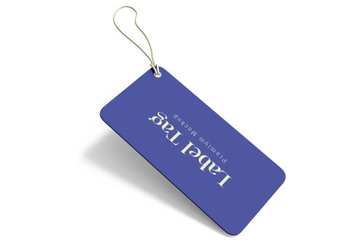 Premium Tag Mockup Template