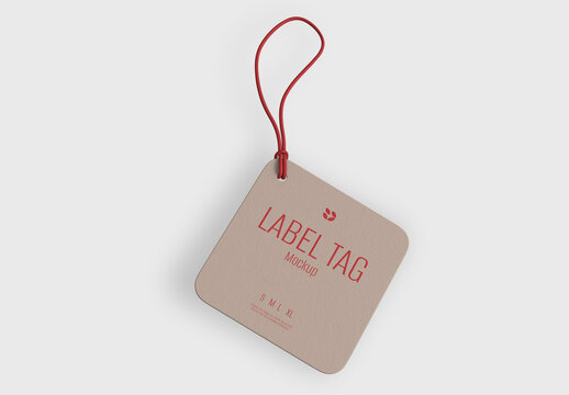 Paper Tag Label Mockup