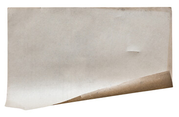 Old Paper Roll with Torn Edge Background