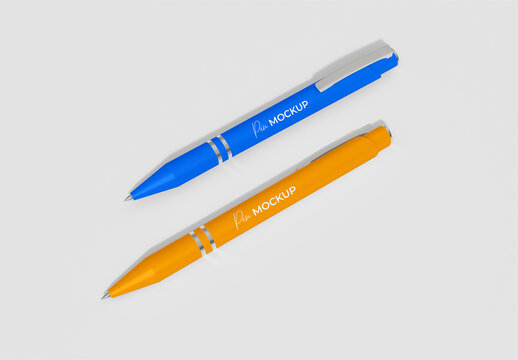 Ballpoint Pen Mockup Design