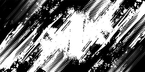 Grunge Brush Strokes Vector Set: Dynamic Black Ink Splatters for Textures, Backgrounds, and Abstract Design Elements on a Clean White Canvas, Perfect for Artistic Overlays