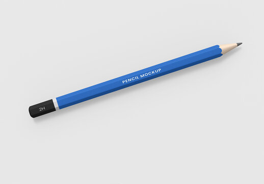 Minimal Pencil Mockup Design