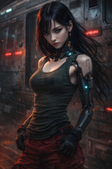Android Cyberpunk Girl 0.3