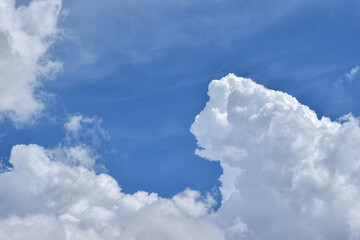 Clouds in blue sky, Sky background,