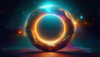 glowing ring of light