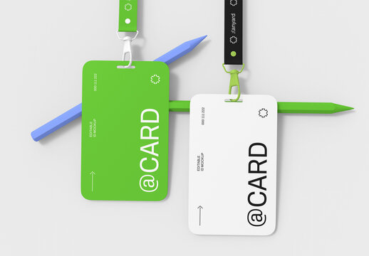 Editable ID Card Mockup