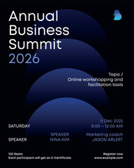 Poster & Social Media Set &ndash; Minimal Modern Design for Finance, Education, Business, Marketing & IT