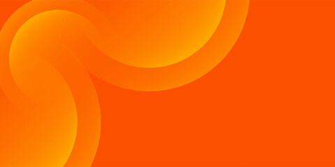Abstract orange background with circles. Vector illustration. Minimal and clean geometric design for banner, poster, or presentation template.