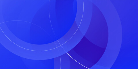 Abstract background, colorful. Blue gradations, circle effect style. Modern background, memphis. moder trendy design