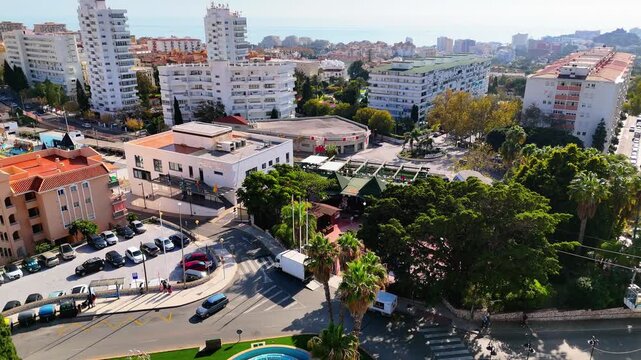 Drone flight over abandoned Tivoli World
