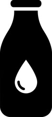 Bottled Milk Icon for Dairy Farming