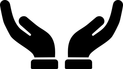 Care Hand Icon for Livestock Management and Agricultural Support