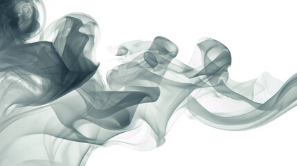 Mysterious Vapor Trails: Abstract wisps of vapor gracefully dance against an empty backdrop, evoking an aura of ephemerality and intrigue.