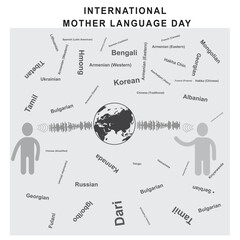  International Mother Language Day Vector art Design 2