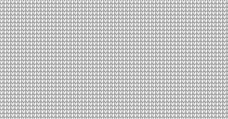 ニットのパターンの線画テクスチャ - 白い毛糸の編み目柄の横長の背景やバナーの素材 - 1.91:1