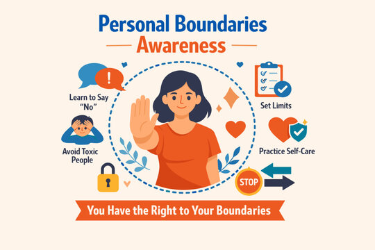 Guide to personal boundaries and self-care with key strategies for awareness