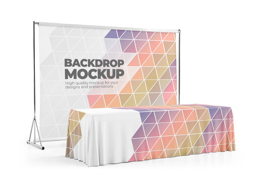 Standing Backdrop Mockup 2