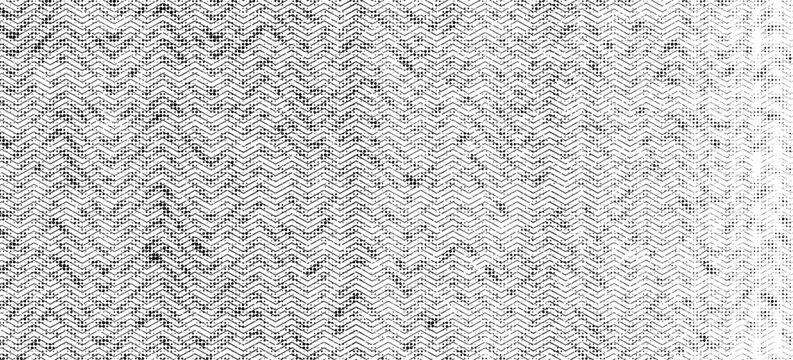 Vector fabric texture. Distressed texture of weaving fabric. Grunge background. Abstract halftone vector illustration. Overlay to create interesting effect and depth. Black isolated on white. EPS10.