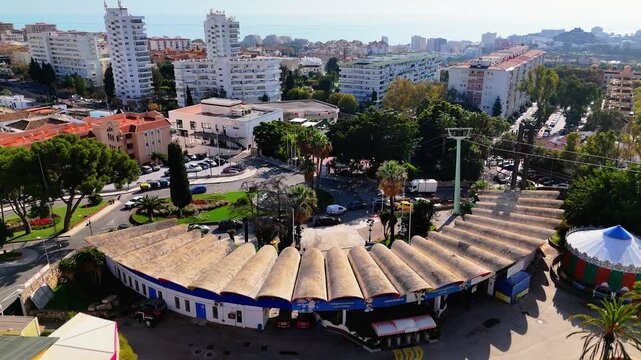 Drone flight over abandoned Tivoli World