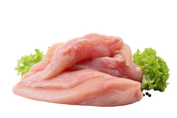 Fresh meat chicken isolated
