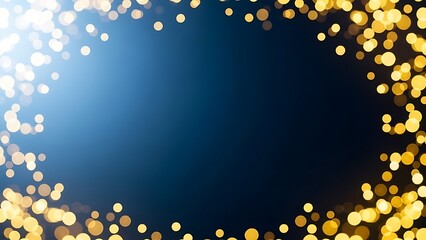 abstract background with golden stars