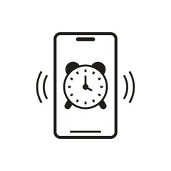 Solid Mobile Alarm Clock Wake Up Alert