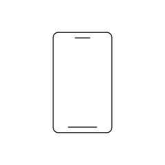 Minimalist Smartphone Mockup with Blank Display