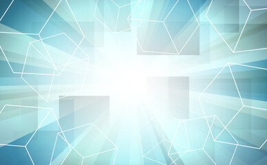 グレーの集中線ビジネス背景