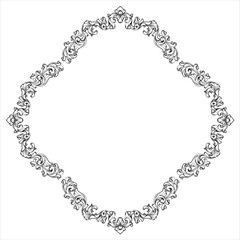 Elegant Vintage Ornamental Floral Decoration