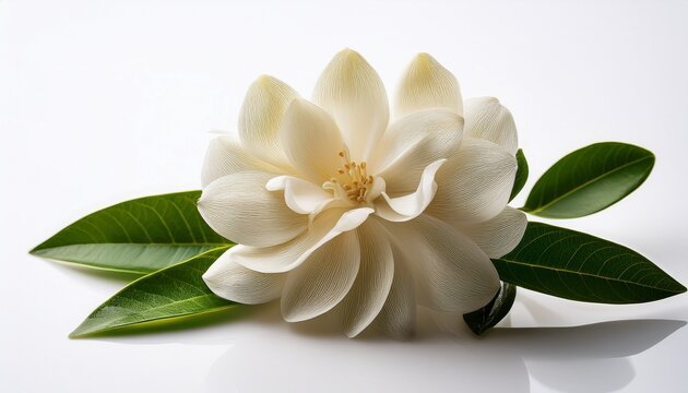 Bakuchiol Flower On White A Botanical Symbol For Natural Skincare