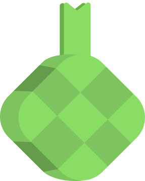 Vector illustration of ketupat