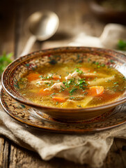 Traditional Polish Tripe Soup with Marjoram &ndash; AI Generative