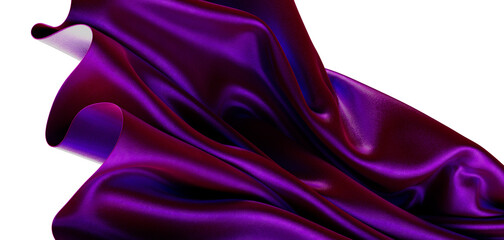 Luxurious, abstract shot of flowing silk, with dynamic colors and textures. Perfect for artistic backdrops and design el