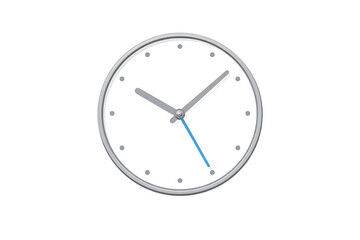 Simple analogue clock displaying time