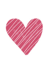 Valentine's Heart on transparent background
