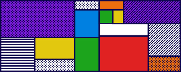 Complex Mixed Grid with Textures