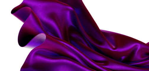 Stunning abstract image of a flowing purple fabric with vibrant color and a silky texture. Perfect for various design ne