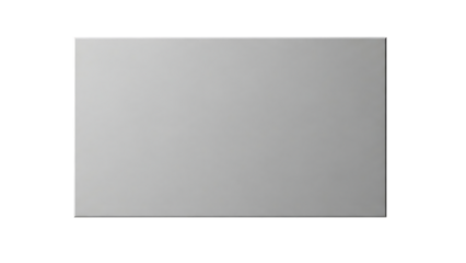 Metallic Silver Rectangle on Transparent Background for Technology and Design