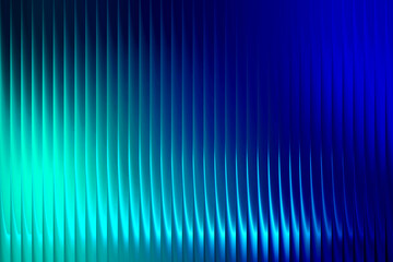Abstract dark blue metallic background with glowing vertical stripes, sleek chrome texture, and futuristic digital motion lines for corporate technology design