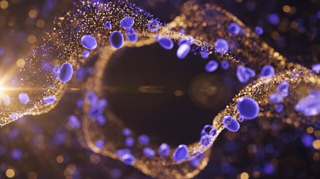 Loopable video background of a abstract background setup