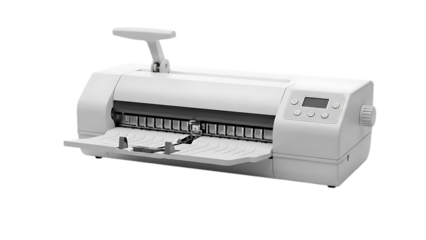 Digital Cutting Machine in Modern Office Environment for Printing and Crafting