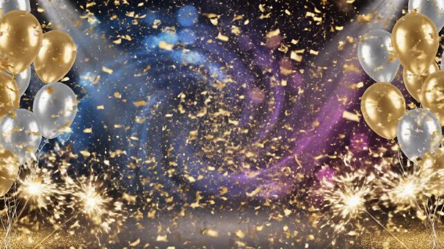 Loopable video background of a abstract background setup