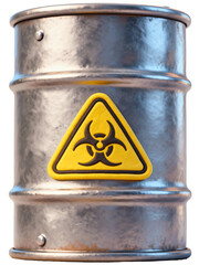 Oil barrel 3D illustration, isolated on transparent background, png