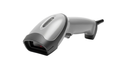 Handheld Barcode Scanner Device with Ergonomic Design for Retail and Inventory Management