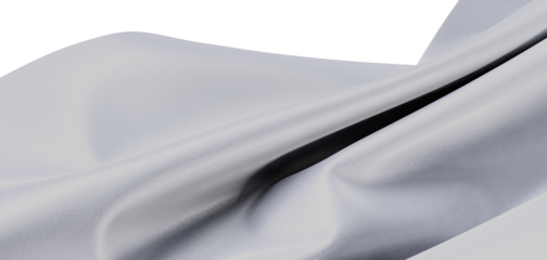 Close up shot of smooth fabric with gentle waves and textured detail. Ideal for backgrounds, textiles, and design projec