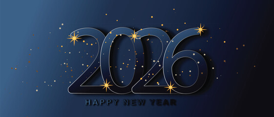 2026 Happy New Year, Greeting Card