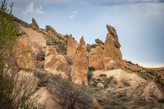 devrent valley, valley of imagination, cappadocia, chimneys, fairy chimneys, rock formations, hiking, outdoor, turkey, turkiye